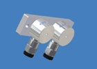 WIRE GUIDES-AIR WIPE AWM 5 TWIN MOUNT