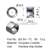 wire guide-BG 54 - TC for Hamana