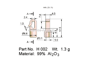 WIRE GUIDE-SNAIL GUIDE H 002