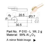 wire guide-snail guide pP 010